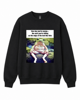 BDG Crew Neck Sweatshirt - One day you're young - Built Different Goods