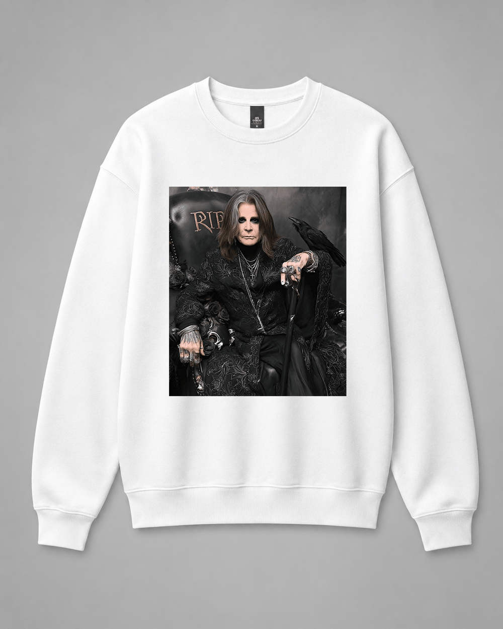 BDG Crew Neck Sweatshirt - RIP Ozzy - Built Different Goods