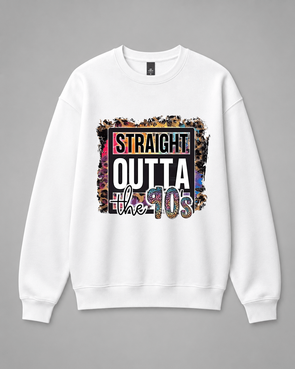 BDG Crew Neck Sweatshirt - Straight Outta the 90s - Built Different Goods