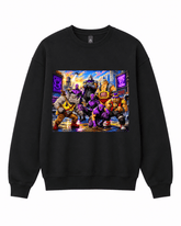 BDG Crew Neck Sweatshirt - TMNT Foot clan - Built Different Goods