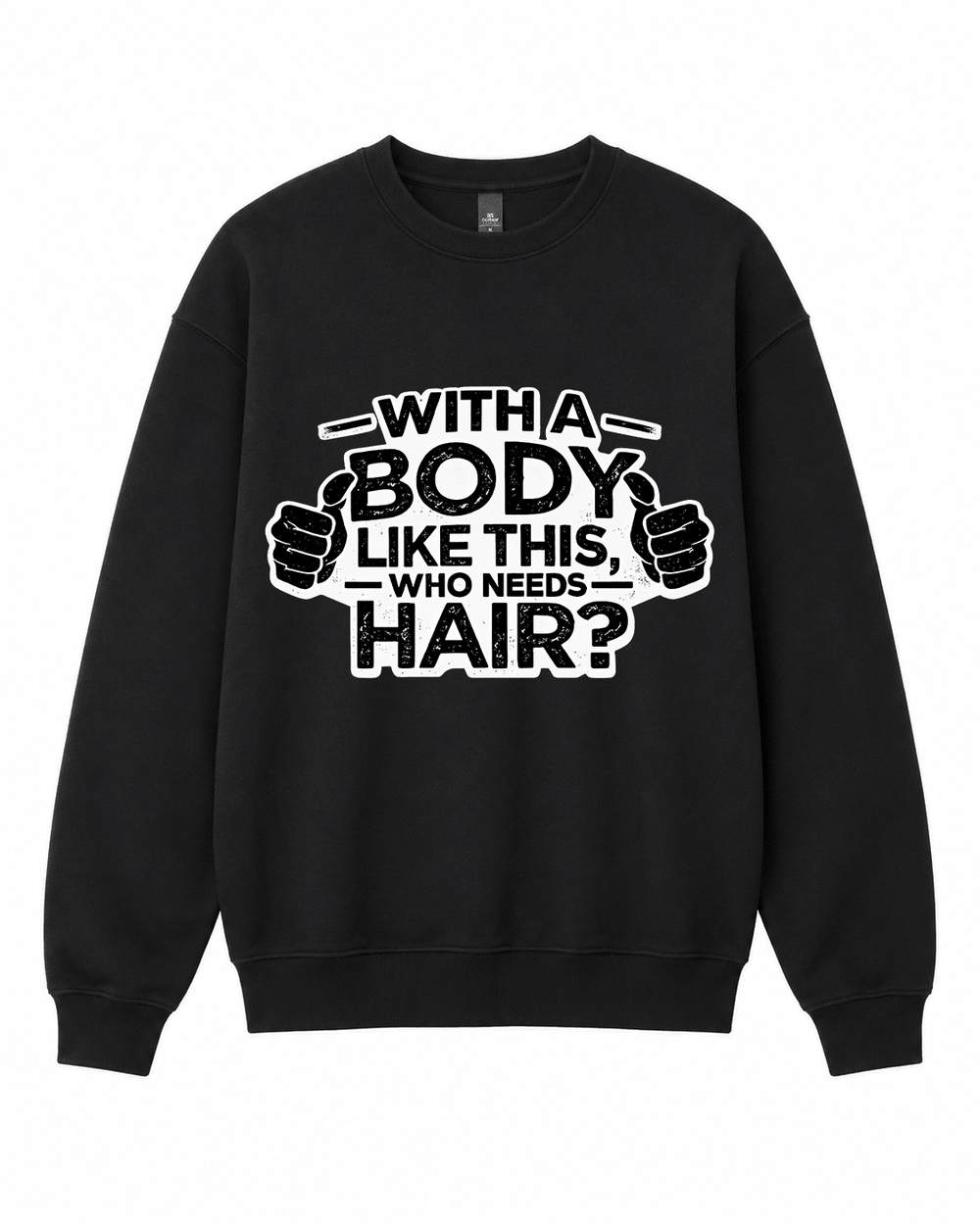BDG Crew Neck Sweatshirt - With a Body Like This - Built Different Goods