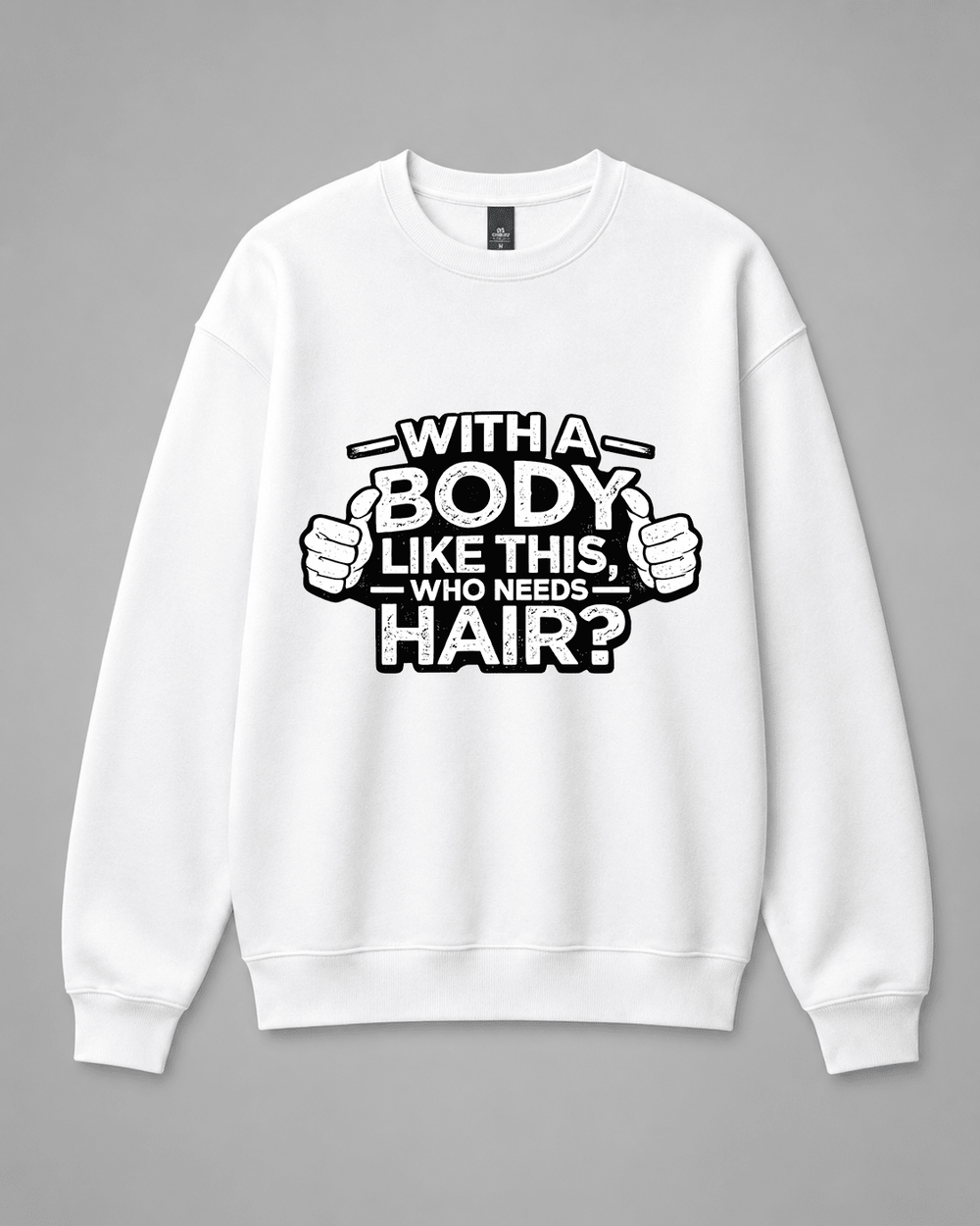 BDG Crew Neck Sweatshirt - With a Body Like This - Built Different Goods