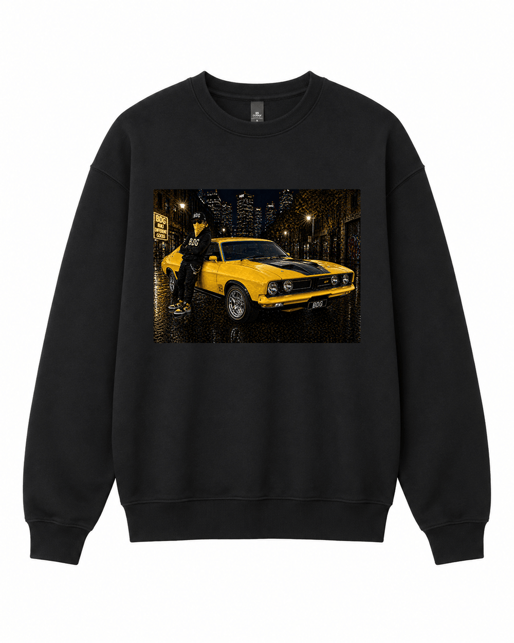 BDG Crew Neck Sweatshirt - Ford XB GT - Built Different Goods