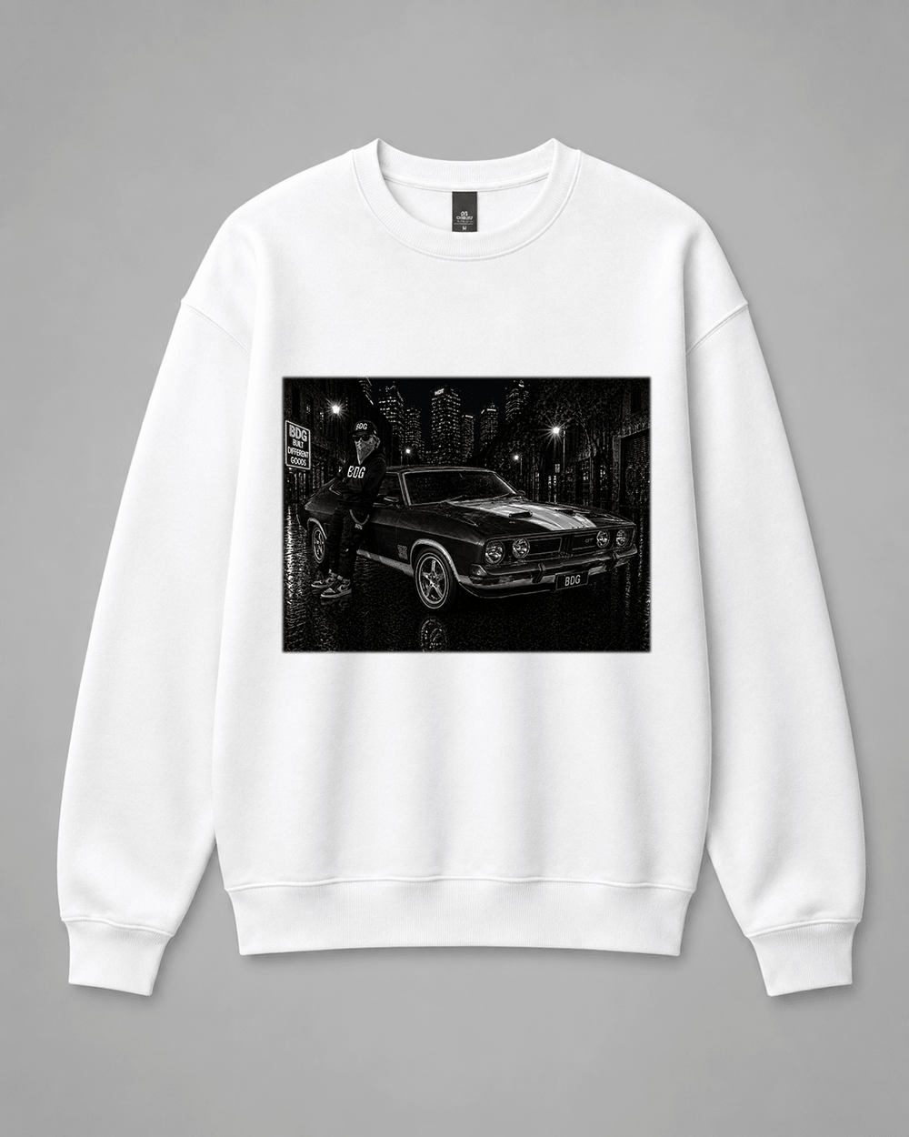BDG Crew Neck Sweatshirt - Ford XB GT - Built Different Goods