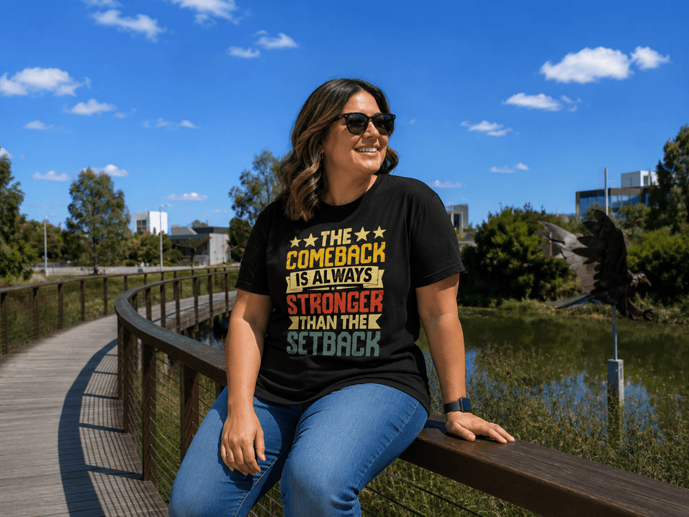 BDG Graphic T-Shirt - The Comeback is Stronger than the Setback - Built Different Goods