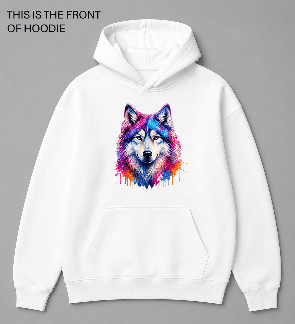 BDG Graphic Hoodie - Cosmic Wolf - Built Different Goods
