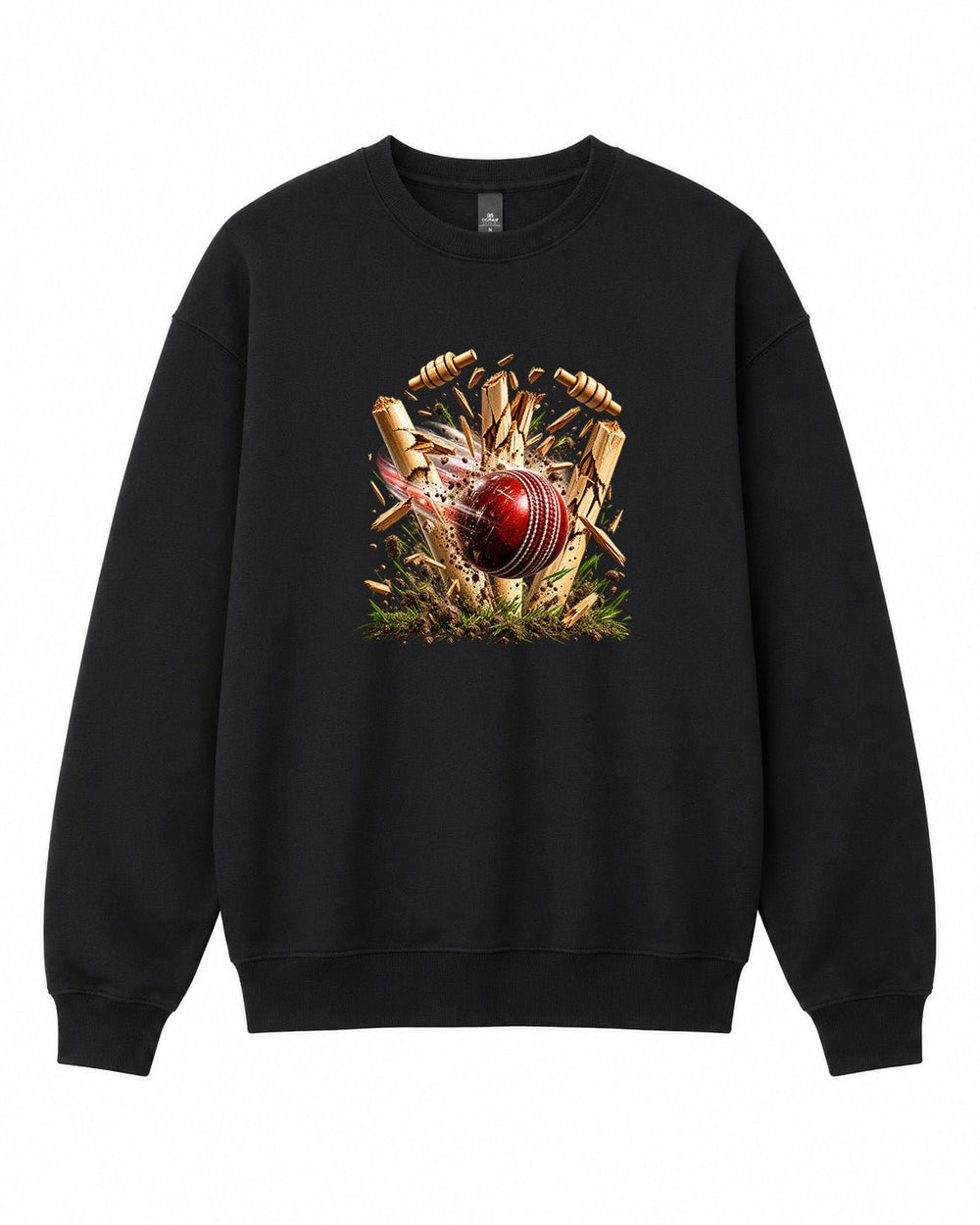 Cricket Wickets Graphic Crewneck Sweatshirt - Built Different Goods