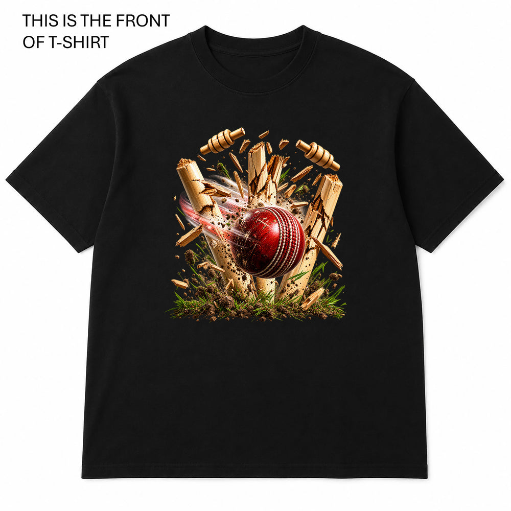 Cricket Wickets Graphic T-Shirt - Built Different Goods