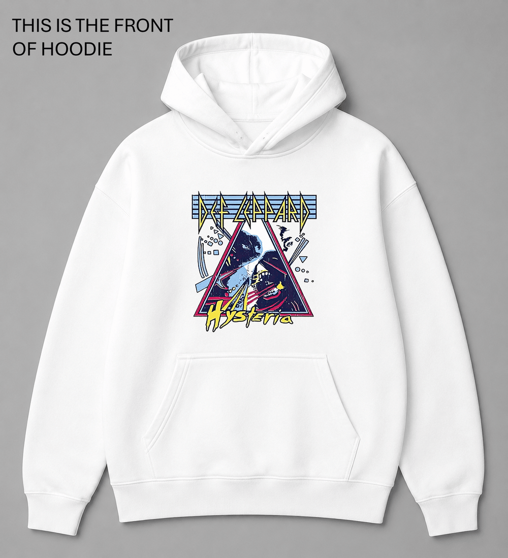 BDG Graphic Hoodie - Def Leppard - Hysteria - Built Different Goods