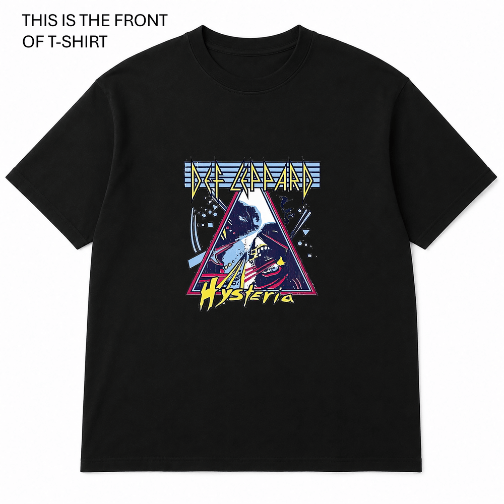 BDG Graphic T-Shirt - Def Leppard - Hysteria - Built Different Goods