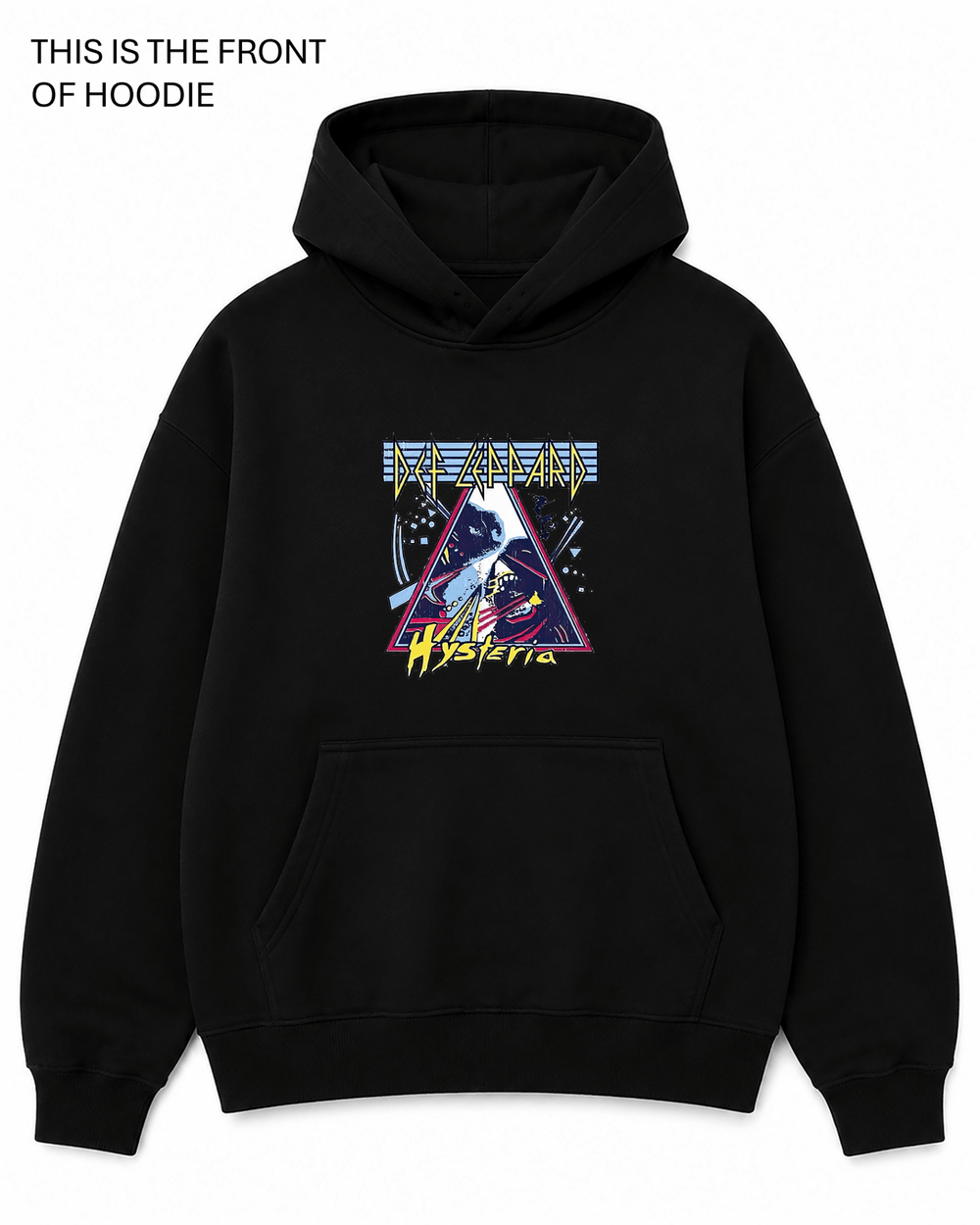BDG Graphic Hoodie - Def Leppard - Hysteria - Built Different Goods