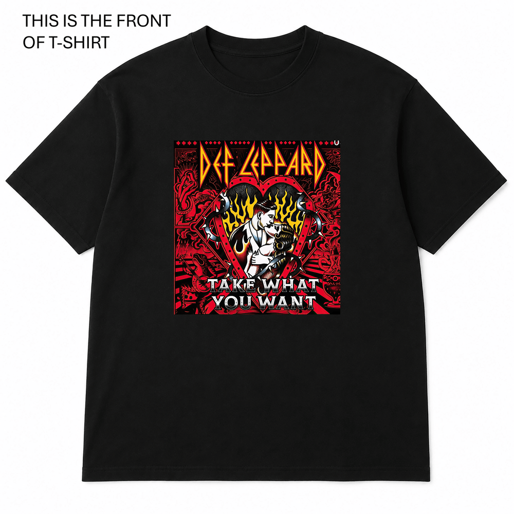 BDG Graphic T-Shirt - Def Leppard - Built Different Goods