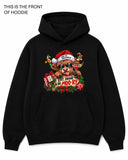 Eat Drink and Be Moo-ry Christmas Graphic Hoodie - Built Different Goods