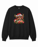 Eat Drink and Be Moo-ry Graphic Crewneck Sweatshirt