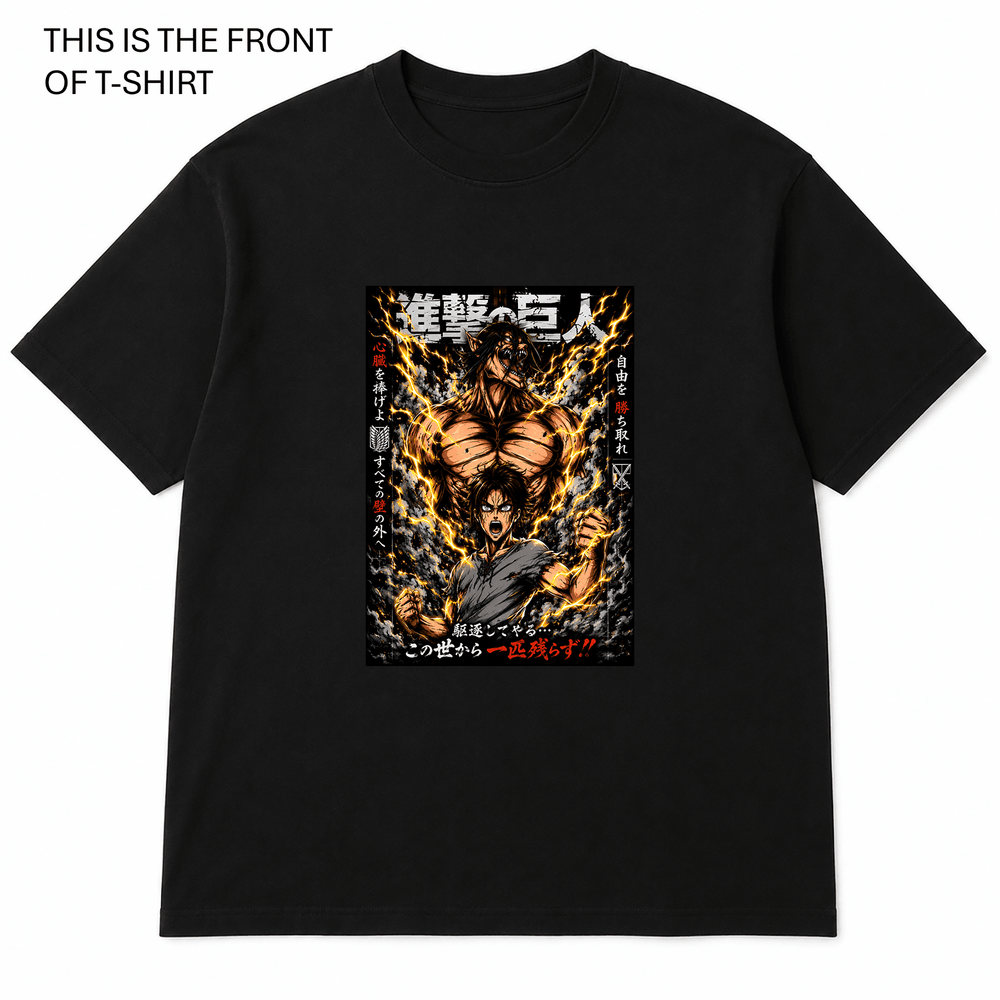 Eren Yeager Graphic T-Shirt - Built Different Goods