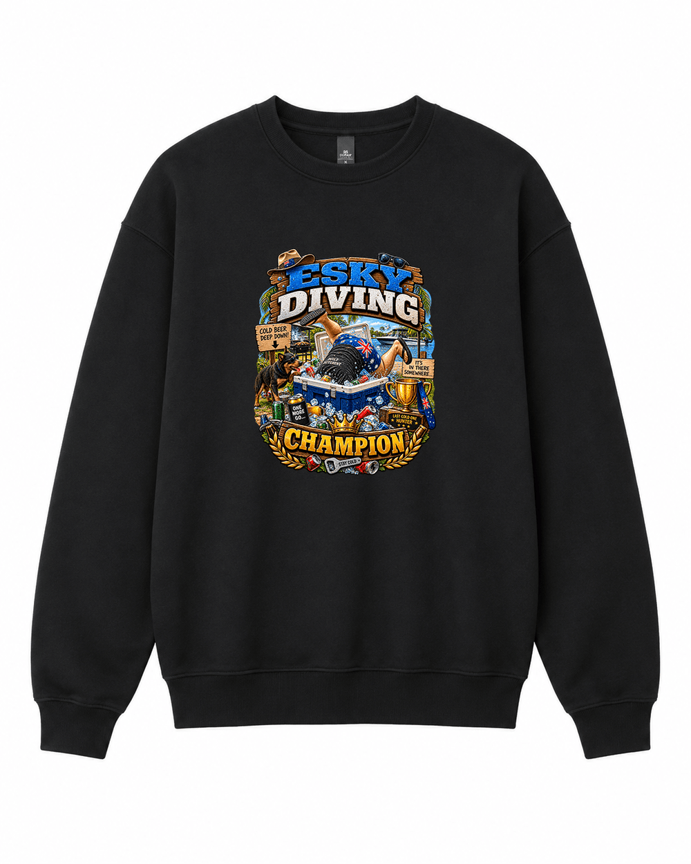 Esky Diving Champion Crewneck Sweatshirt - Built Different Goods
