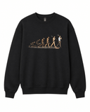 Evolution Graphic Crewneck Sweatshirt - Built Different Goods