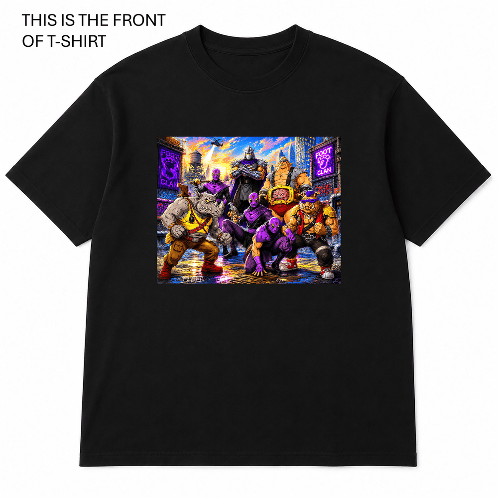 BDG Graphic T-Shirt - TMNT Footclan - Built Different Goods