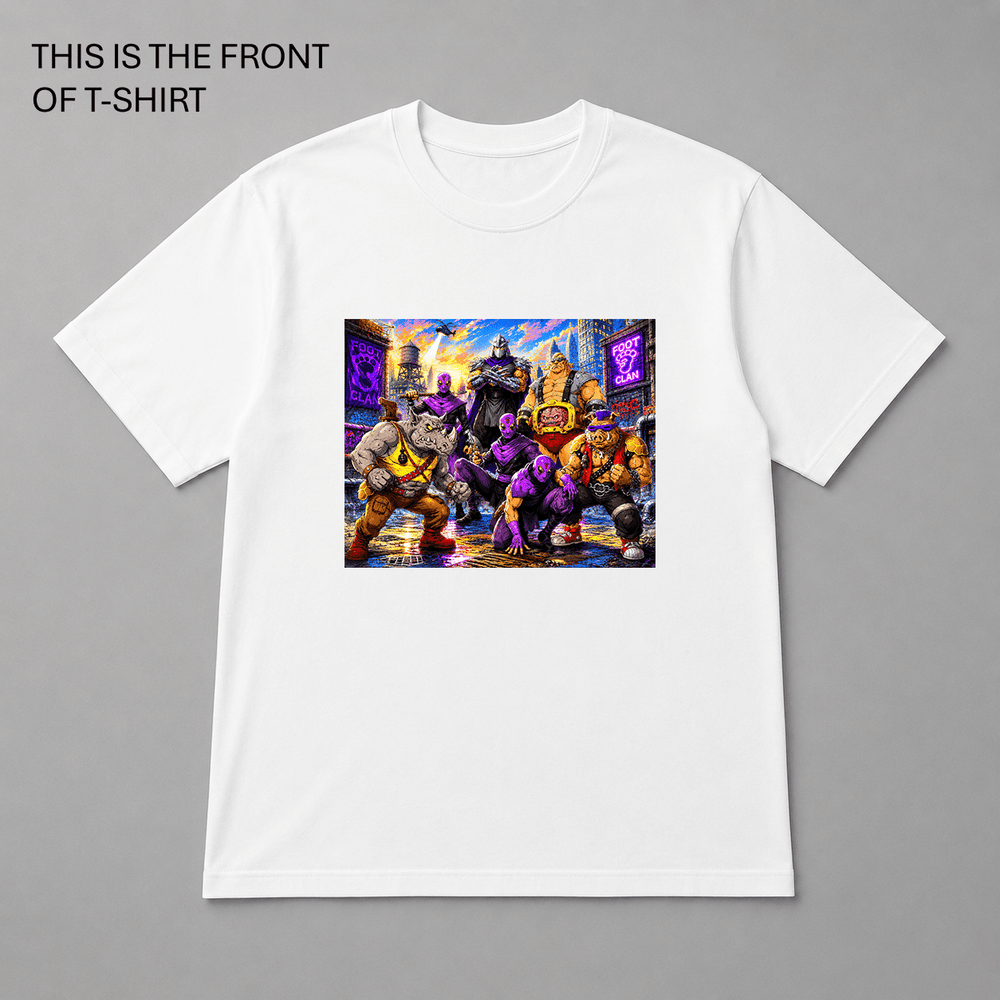 BDG Graphic T-Shirt - TMNT Footclan - Built Different Goods
