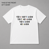 BDG Graphic T-Shirt - Friends, They don't know... - Built Different Goods