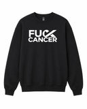 Fuck Cancer Graphic Crewneck Sweatshirt - Built Different Goods