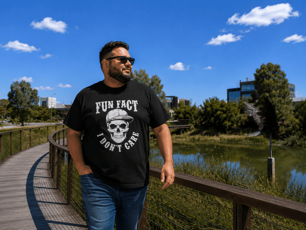 BDG Graphic T-Shirt - Fun Fact, I don't Care - Built Different Goods