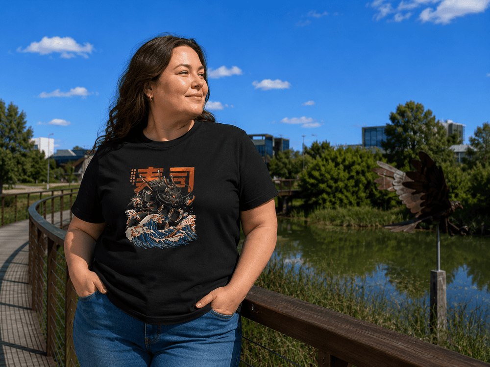 BDG Graphic T-Shirt - Ghost Sushi Dragon - Built Different Goods