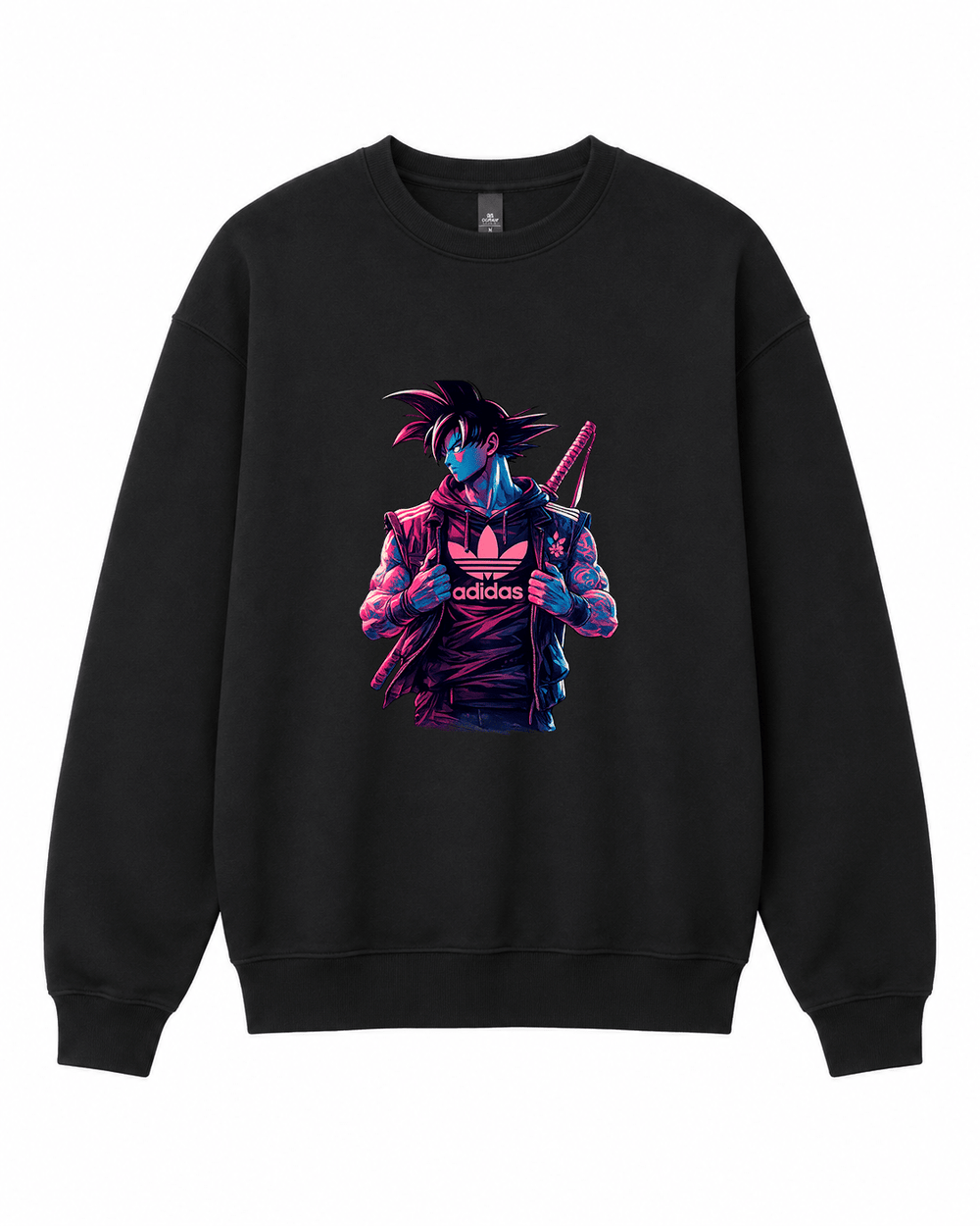 Goku 2 Graphic Crewneck Sweatshirt - Built Different Goods