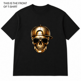 BDG Graphic T-Shirt - Gold Skull - Built Different Goods