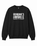 Grandma's Favourite Graphic Crewneck Sweatshirt