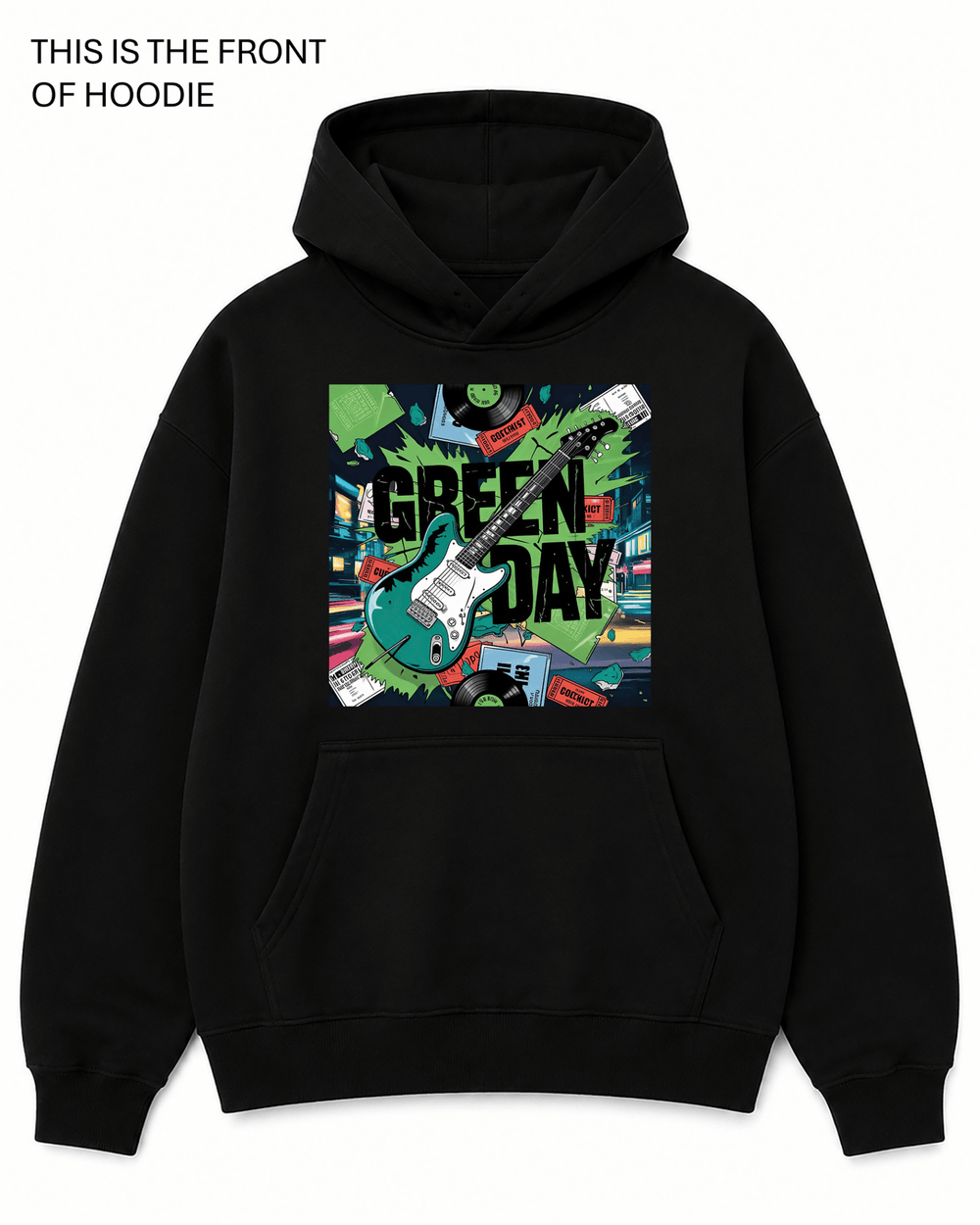 BDG Graphic Hoodie - Greenday - Built Different Goods