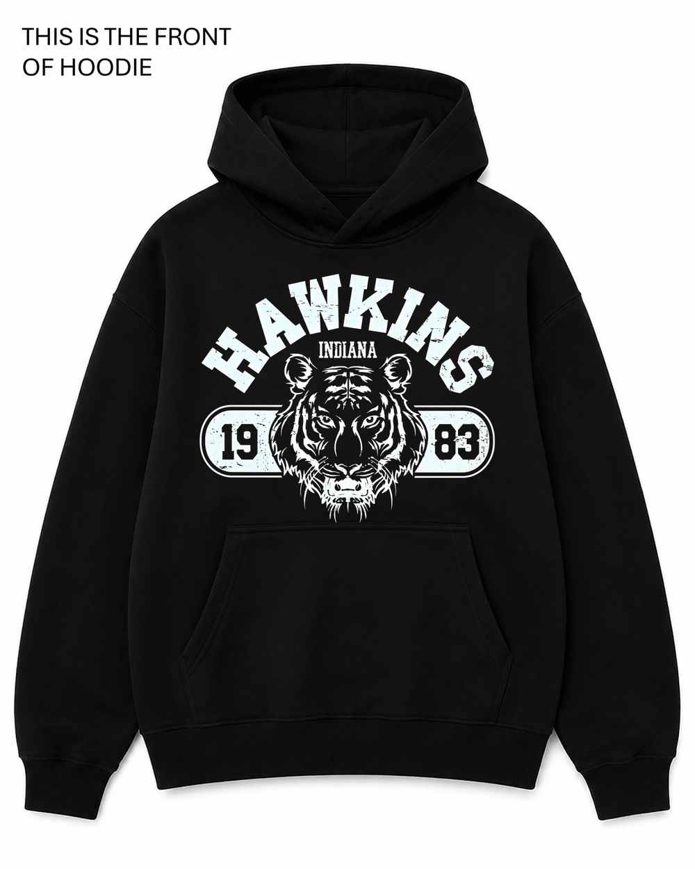 BDG Graphic Hoodie - Stranger Things - Hawkins Indiana - Built Different Goods