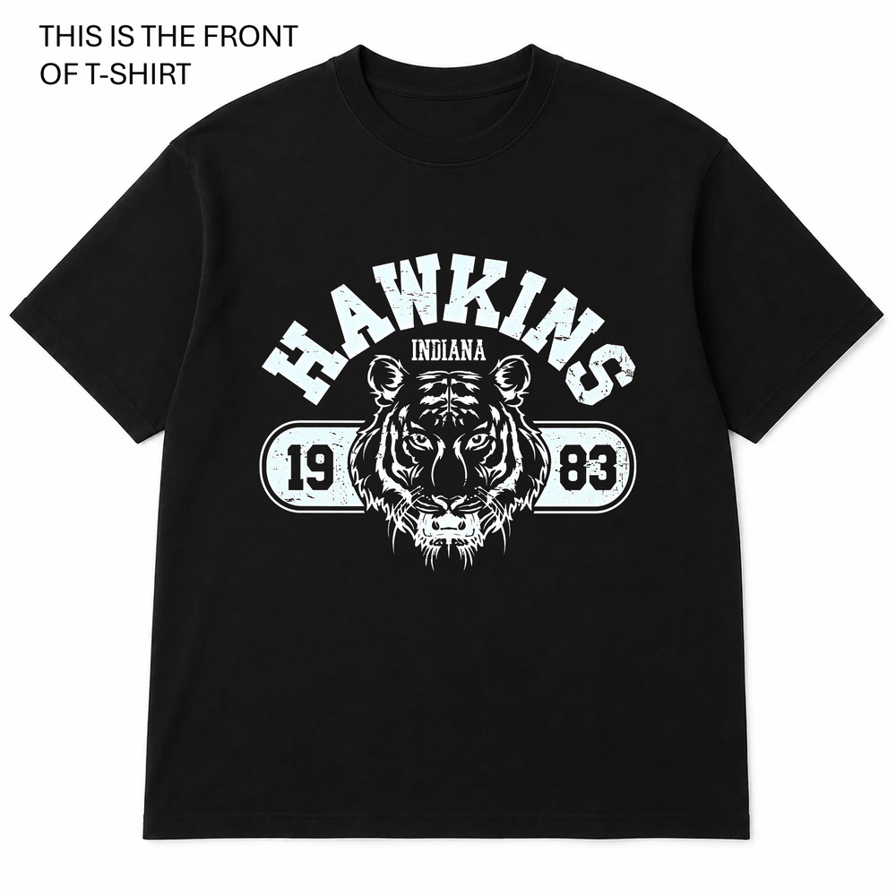 BDG Graphic T-Shirt - Stranger Things - Hawkins Indiana - Built Different Goods