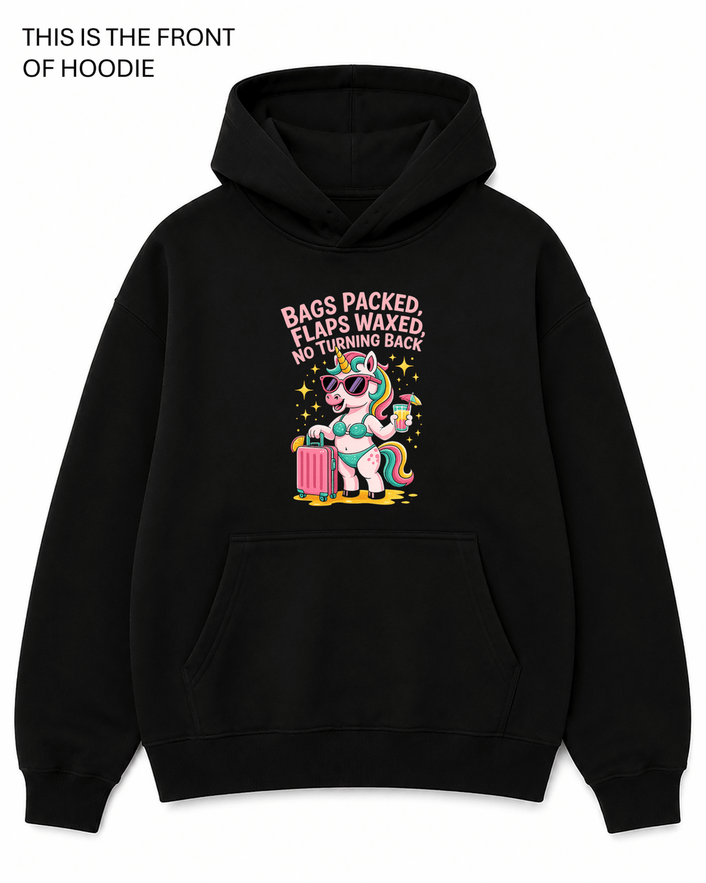 BDG Graphic Hoodie - Bags Packed - Built Different Goods