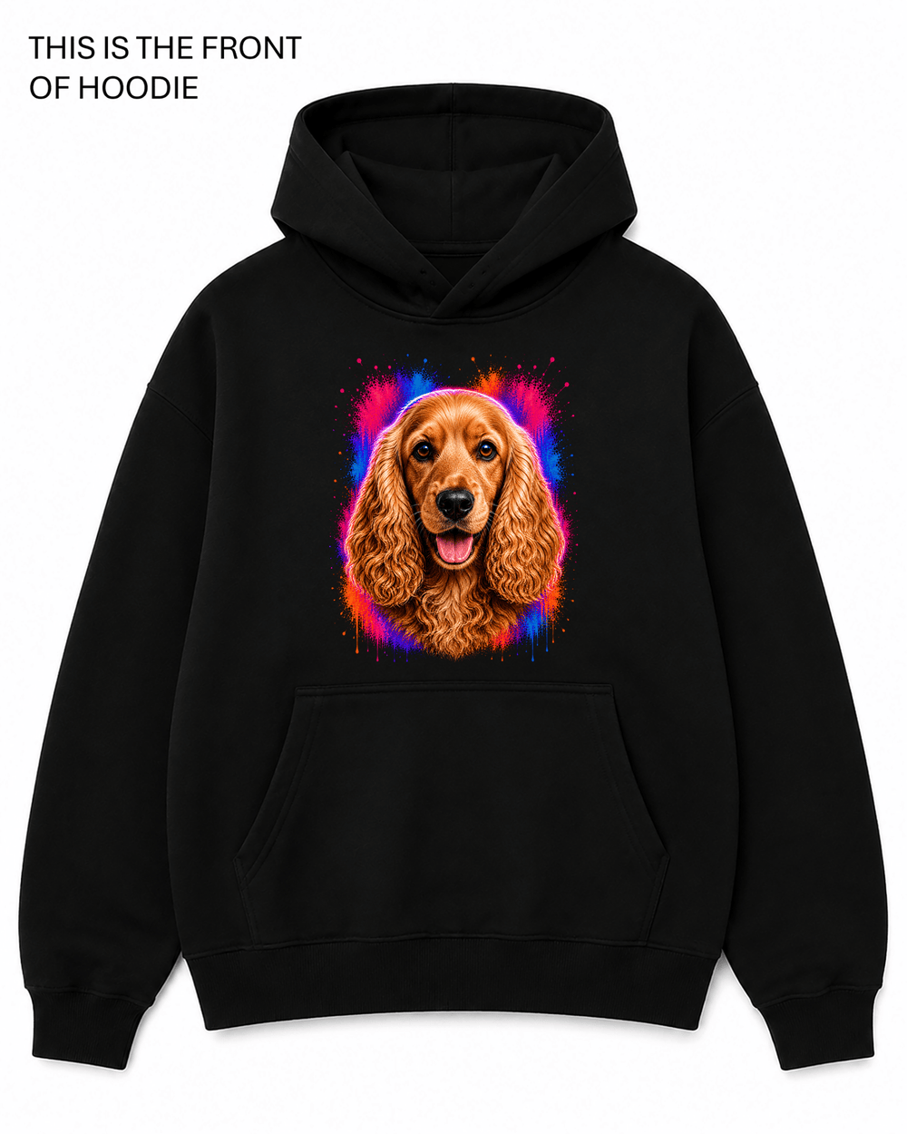 BDG Graphic Hoodie - Cocker Spaniel - Built Different Goods