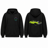 BDG Graphic Hoodie - Ford 1973 XA GT Lime Green