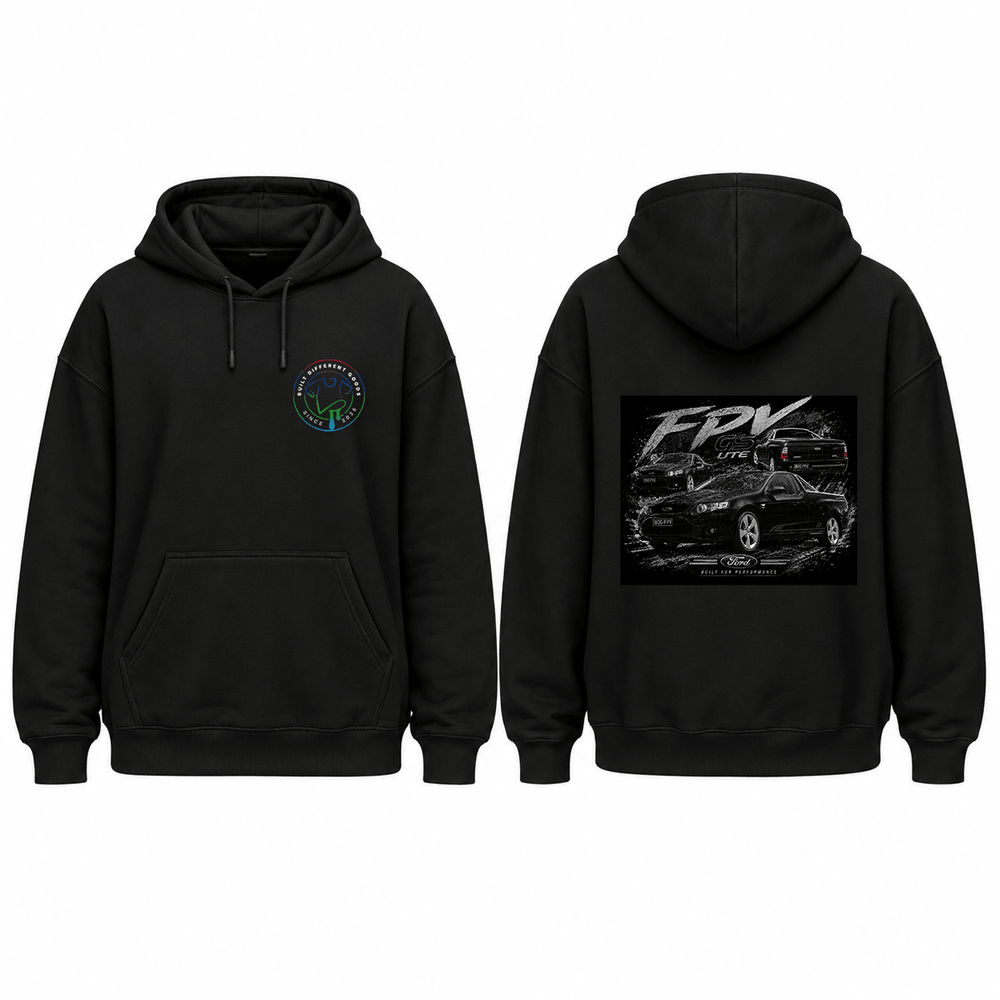 BDG Graphic Hoodie - Ford FPV GS Ute - Built Different Goods