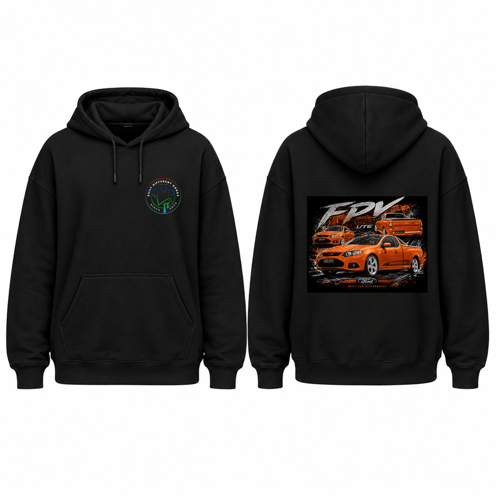 BDG Graphic Hoodie - Ford FPV GS Ute - Built Different Goods
