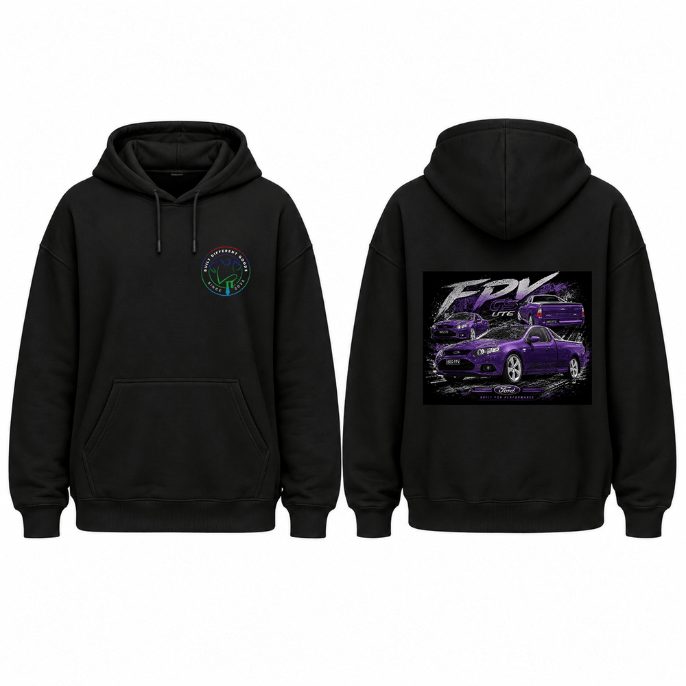 BDG Graphic Hoodie - Ford FPV GS Ute - Built Different Goods