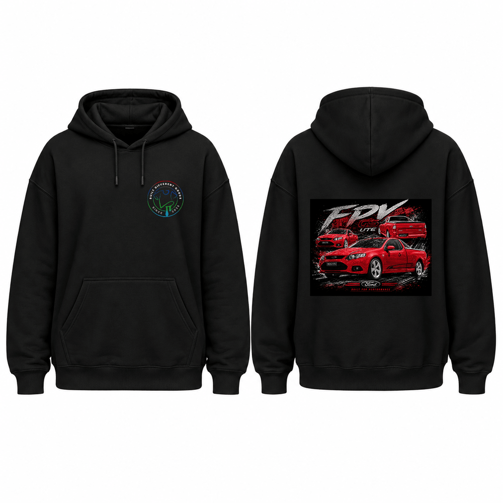 BDG Graphic Hoodie - Ford FPV GS Ute - Built Different Goods