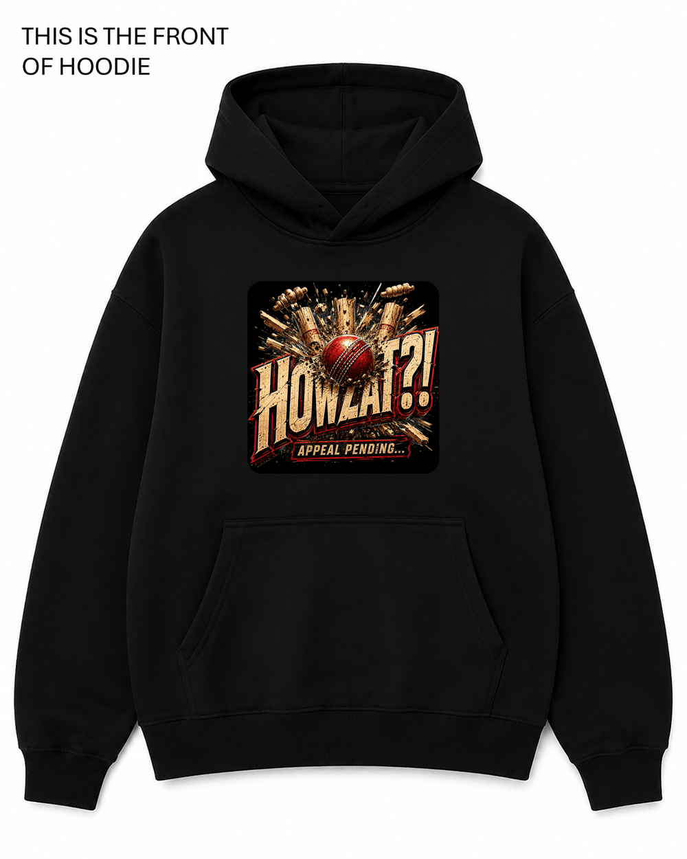 Cricket - Howzat! Graphic Hoodie - Built Different Goods