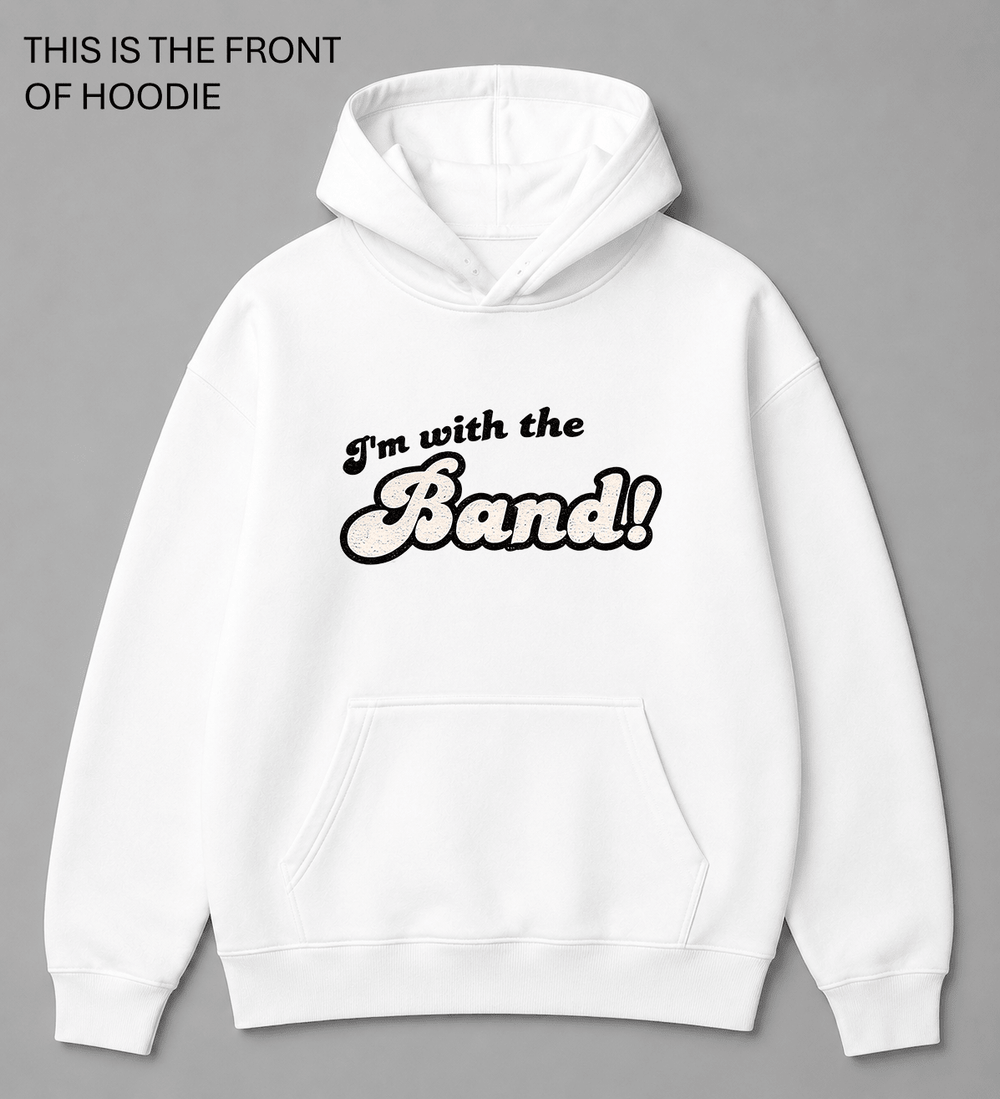 BDG Graphic Hoodie - I'm With the Band - Built Different Goods