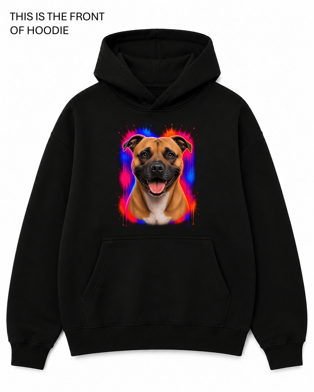 BDG Graphic Hoodie - Staffy - Built Different Goods