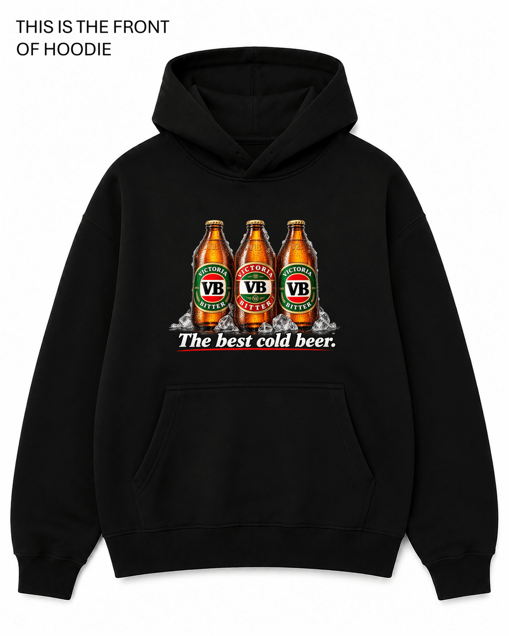 BDG Graphic Hoodie - The Best Cold Beer - Built Different Goods