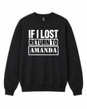 If Lost Return to Graphic Crewneck Sweatshirt - Built Different Goods