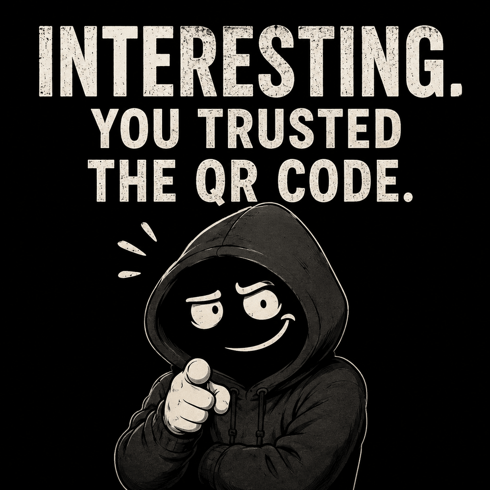 BDG Graphic Hoodie - QR - Scan if You Have Trust Issues - Built Different Goods