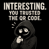 BDG Graphic Hoodie - QR - Scan if You Have Trust Issues - Built Different Goods