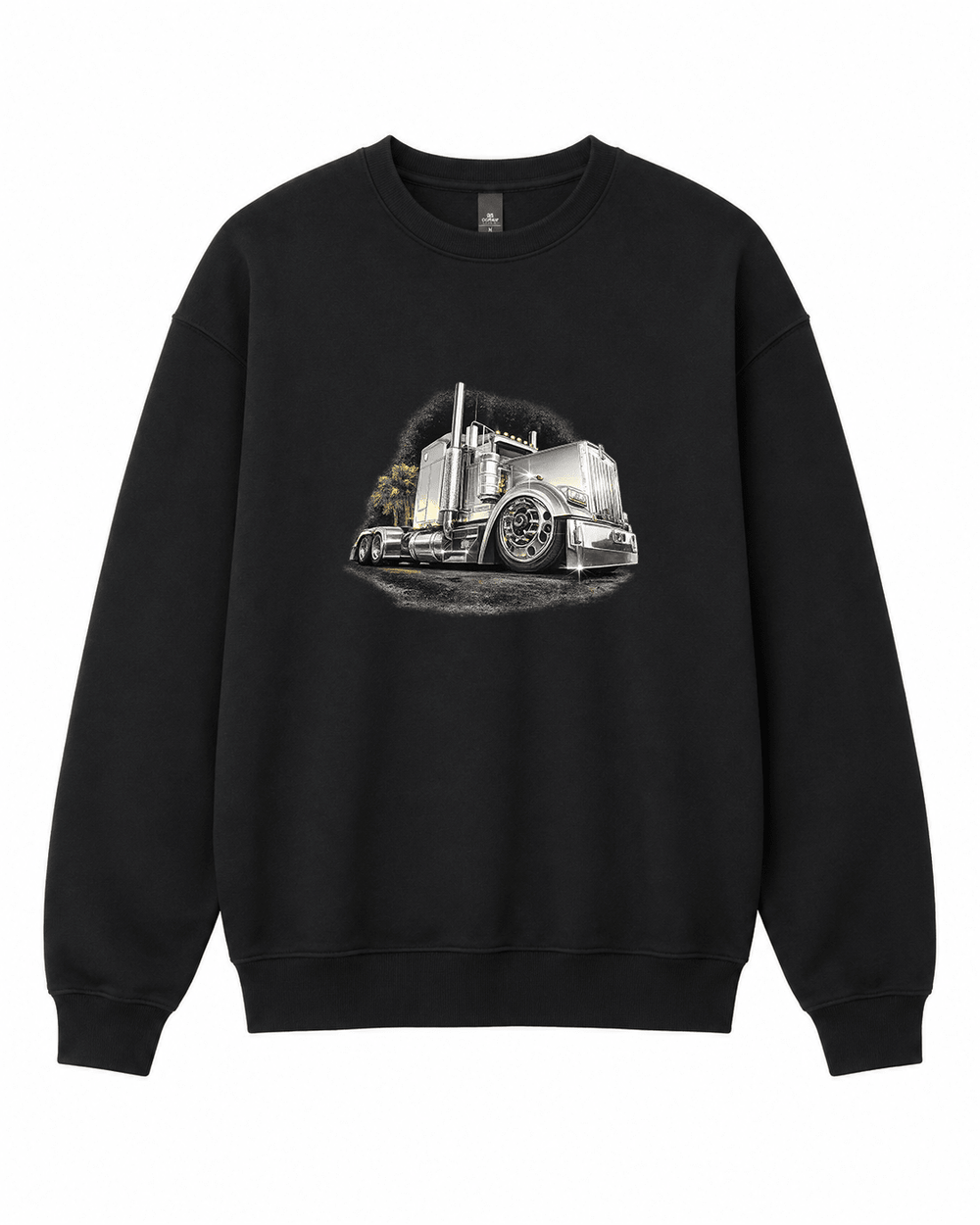 Kenworth Chrome Graphic Crewneck Sweatshirt - Built Different Goods