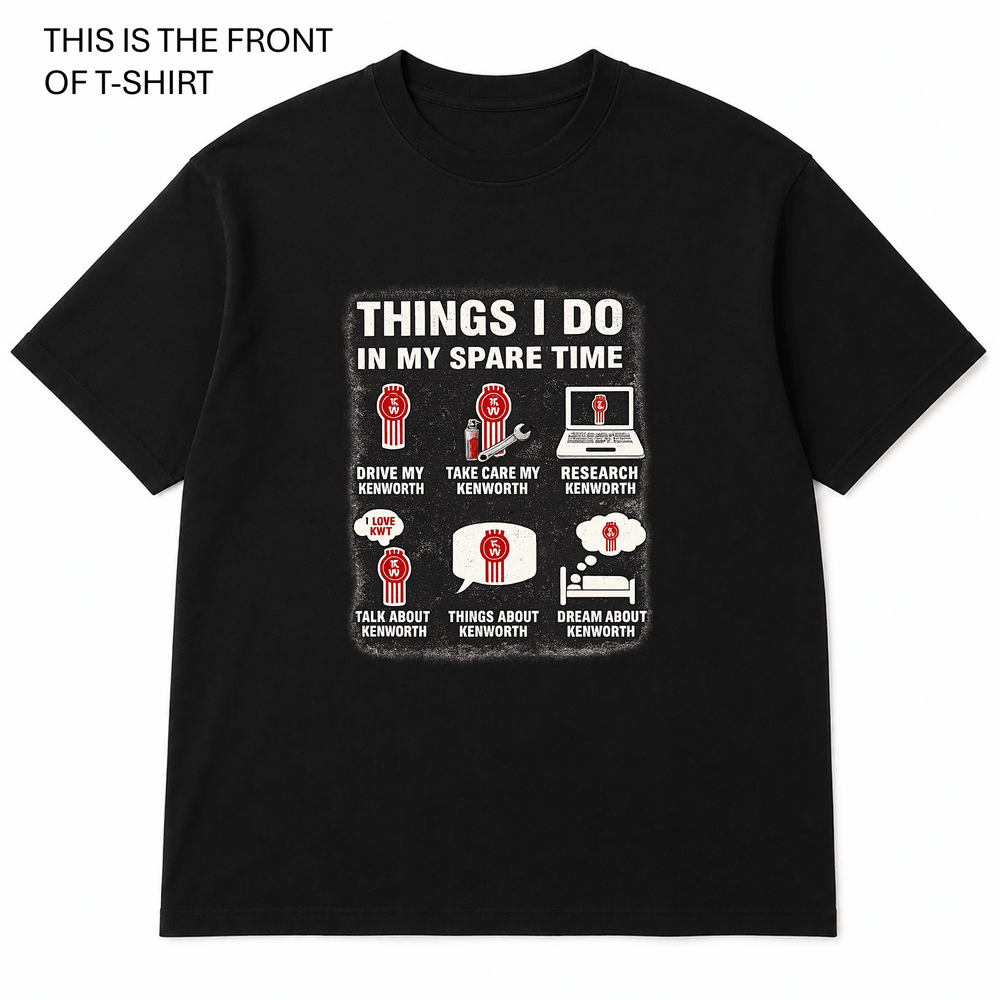 BDG Graphic T-Shirts - Kenworth Spare time - Built Different Goods