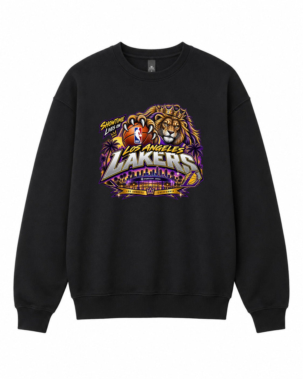 LA Lakers Graphic Crewneck Sweatshirt - Built Different Goods